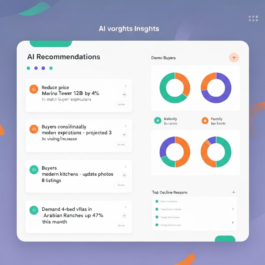 AI Recommendations dashboard view showing Insights that tell you exactly what to do next